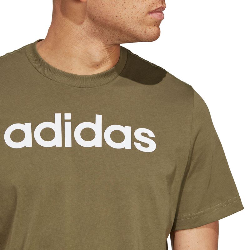 adidas Essentials Single Jersey Linear Embroidered Logo férfi Póló IC9280