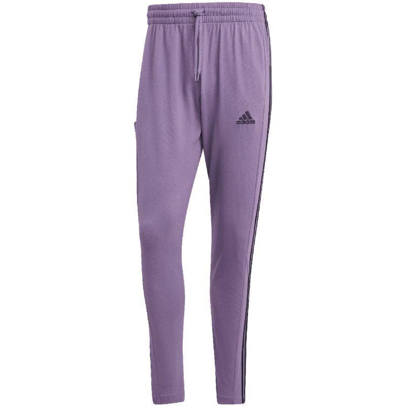 adidas Essentials Single Jersey Tapered Open Hem 3-Stripes M Pants IJ8699 Nadrág - Sportmania.hu