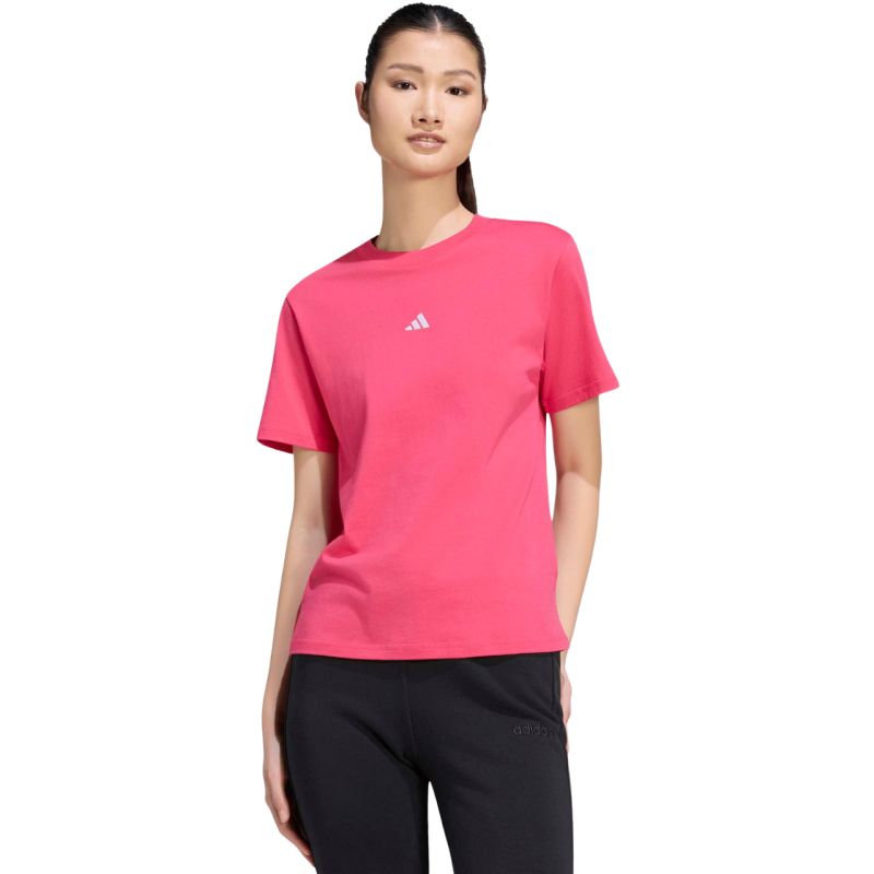 Adidas Essentials Small Logo T-Shirt női póló, rózsaszín