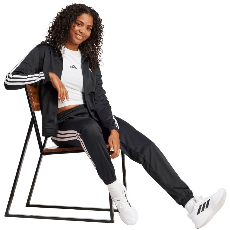 adidas Essentials Triricot 3-Stripes W női pulóver JC8889