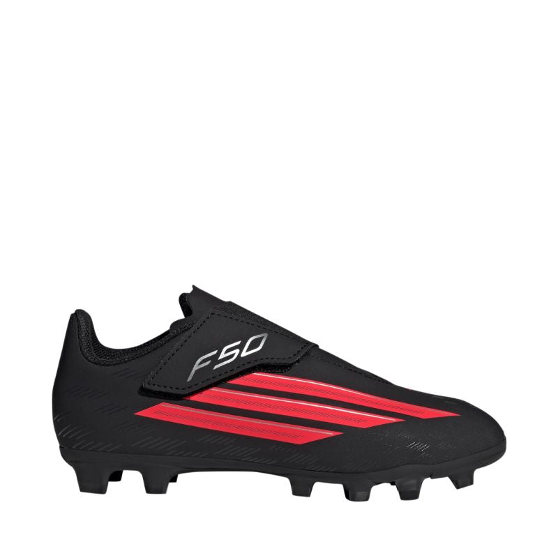 adidas F50 Club Vel FG/MG kids' soccer fekete gyerek focicipő JS1488