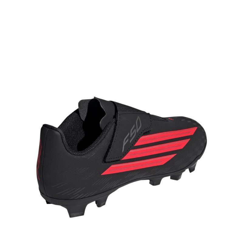 adidas F50 Club Vel FG/MG kids' soccer fekete gyerek focicipő JS1488