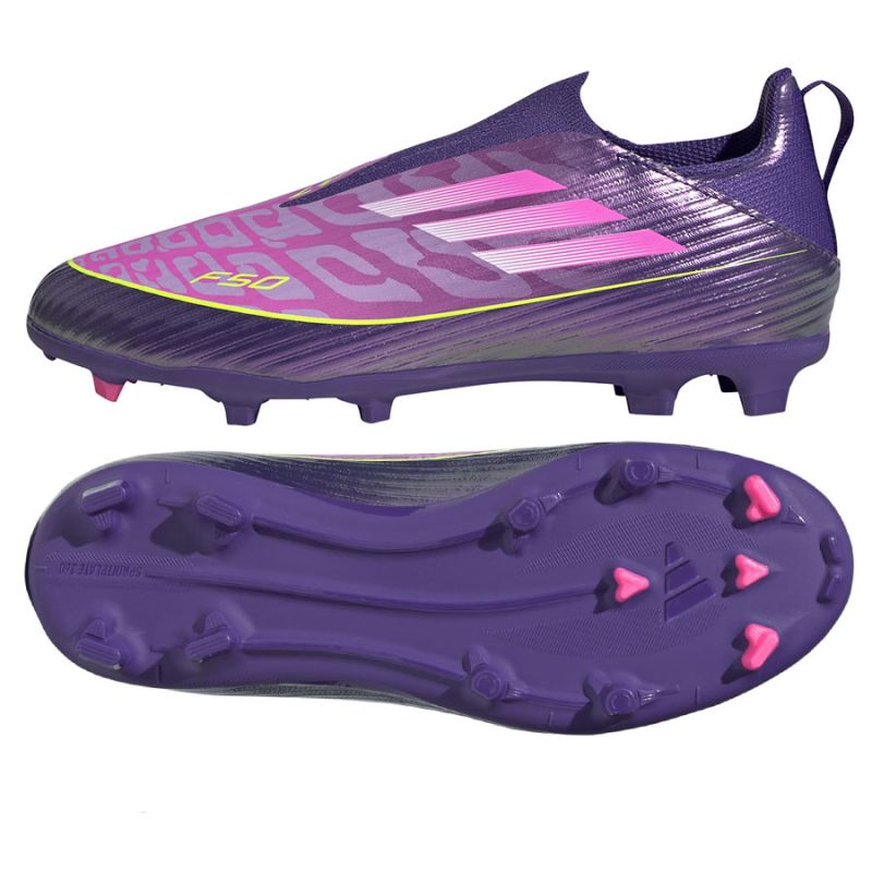 adidas F50 Lamine Yamal League LL Jr FG/MG shoes Focicipő gyerek JQ9752