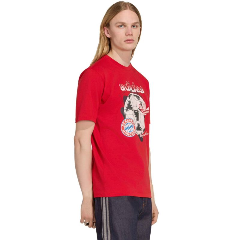 Adidas FC Bayern Munich Seasonal Graphic T-Shirt férfi póló, piros