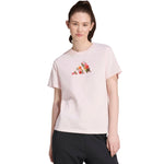 Adidas Floral Regular Graphic T-Shirt Light női póló, rózsaszín