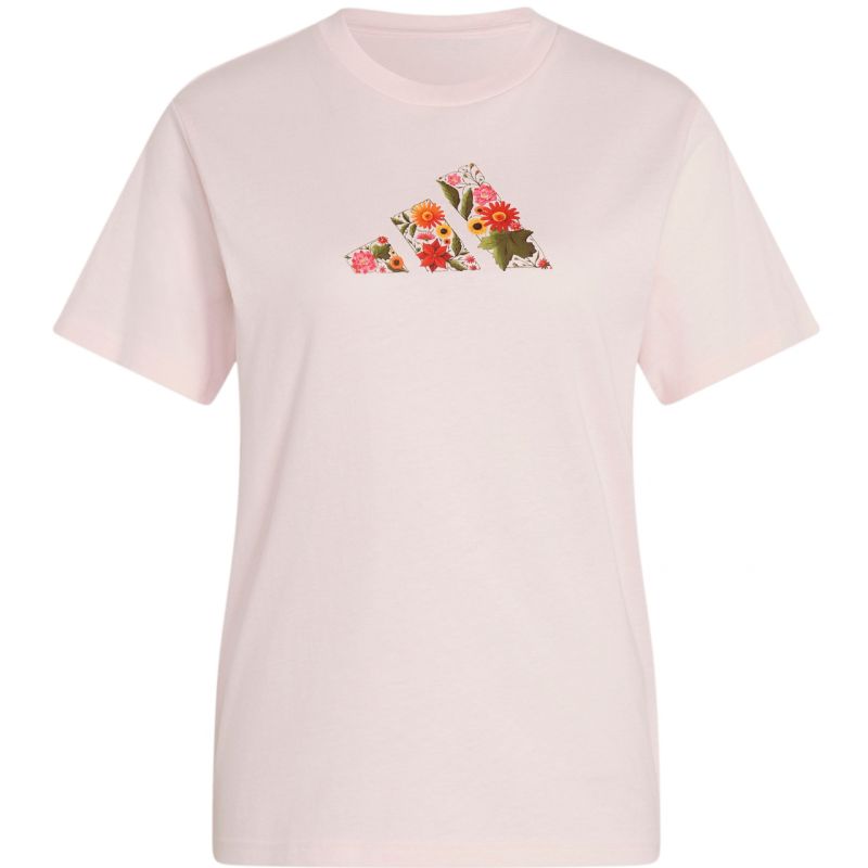 Adidas Floral Regular Graphic T-Shirt Light női póló, rózsaszín