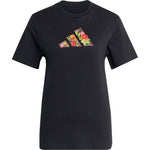 Adidas Floral Regular Graphic T-Shirt női póló, fekete