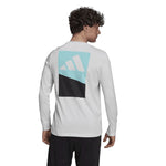 Adidas Future Block Long Sleeve Graphic fehér férfi Hosszú ujjú Póló