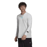 Adidas Future Block Long Sleeve Graphic póló, fehér Hosszú ujjú póló Hosszú ujjú póló - Sportmania.hu