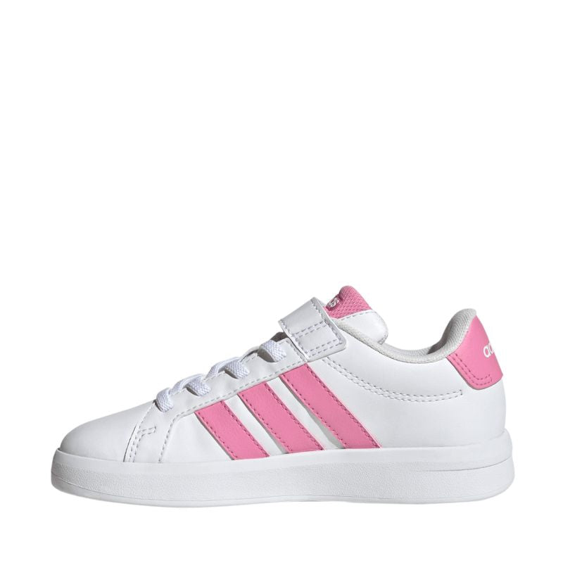 Adidas Grand Court 3.0 kids' shoes white and JP9371 rózsaszín gyerek cipő