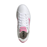 Adidas Grand Court 3.0 kids' white and rózsaszín gyerek cipő