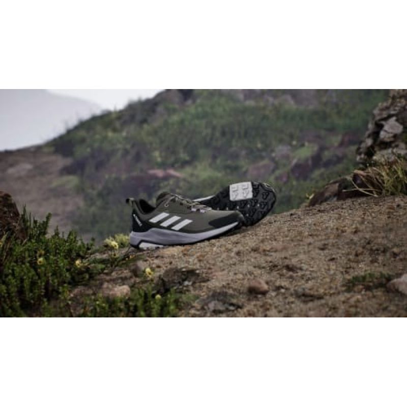 Adidas hiking TERREX Anylander – olive strata/dash /n.cargo, size: női cipő, szürke
