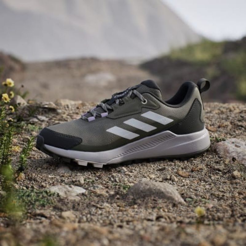 Adidas hiking TERREX Anylander – olive strata/dash /n.cargo, size: női cipő, szürke