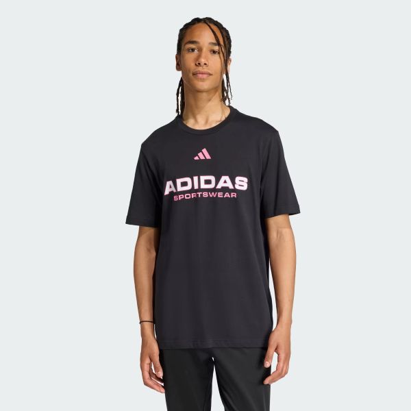 Adidas Hot Linear T fekete férfi póló