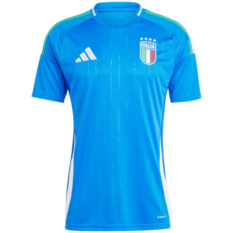 adidas Italy 24 Home men's t-shirt blue férfi IN0657
