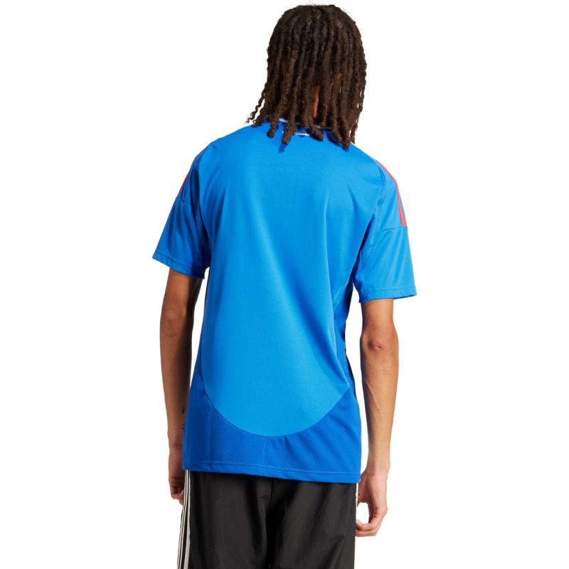 adidas Italy 24 Home men's t-shirt blue férfi IN0657