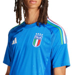 adidas Italy 24 Home men's t-shirt blue férfi IN0657