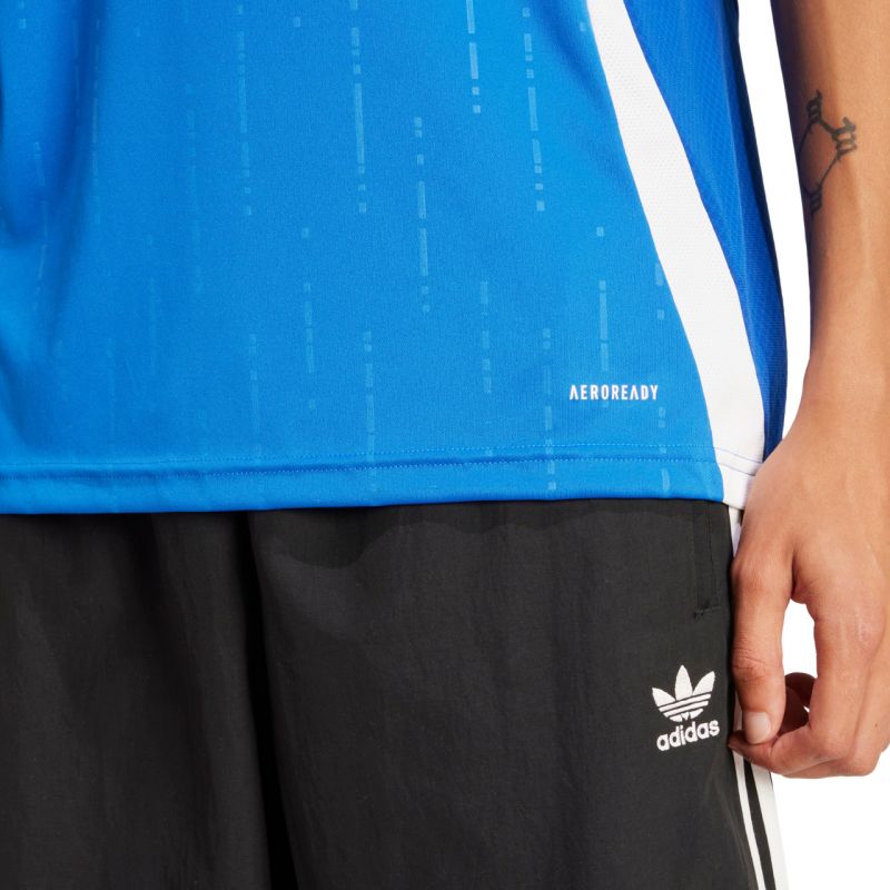 adidas Italy 24 Home men's t-shirt blue férfi IN0657