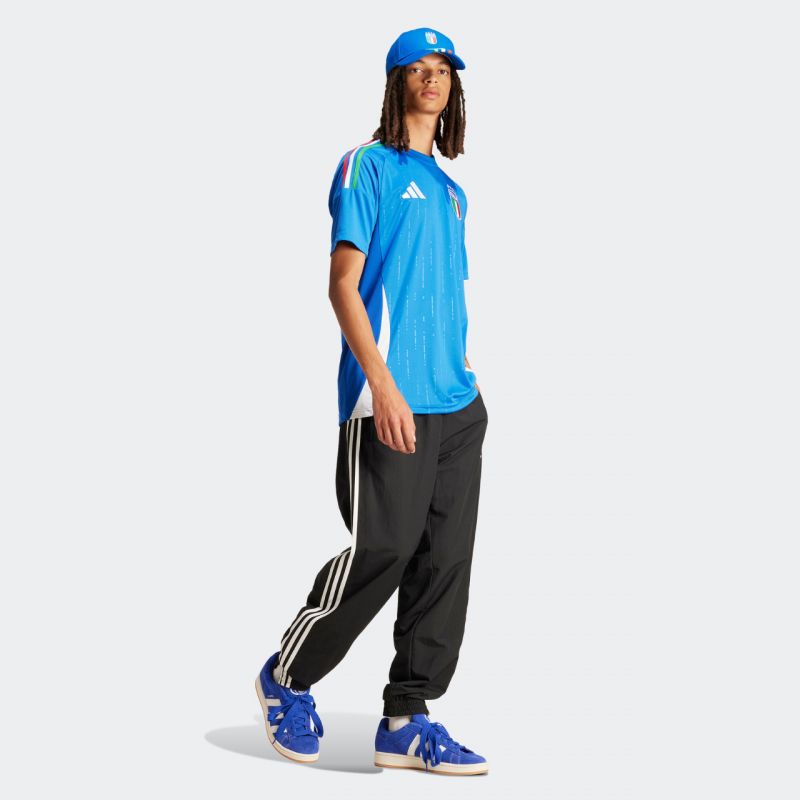 adidas Italy 24 Home men's t-shirt blue férfi IN0657