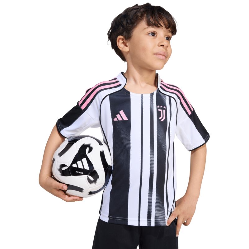 adidas Juventus 25/26 Home Kids' Kit White and fekete JN5220