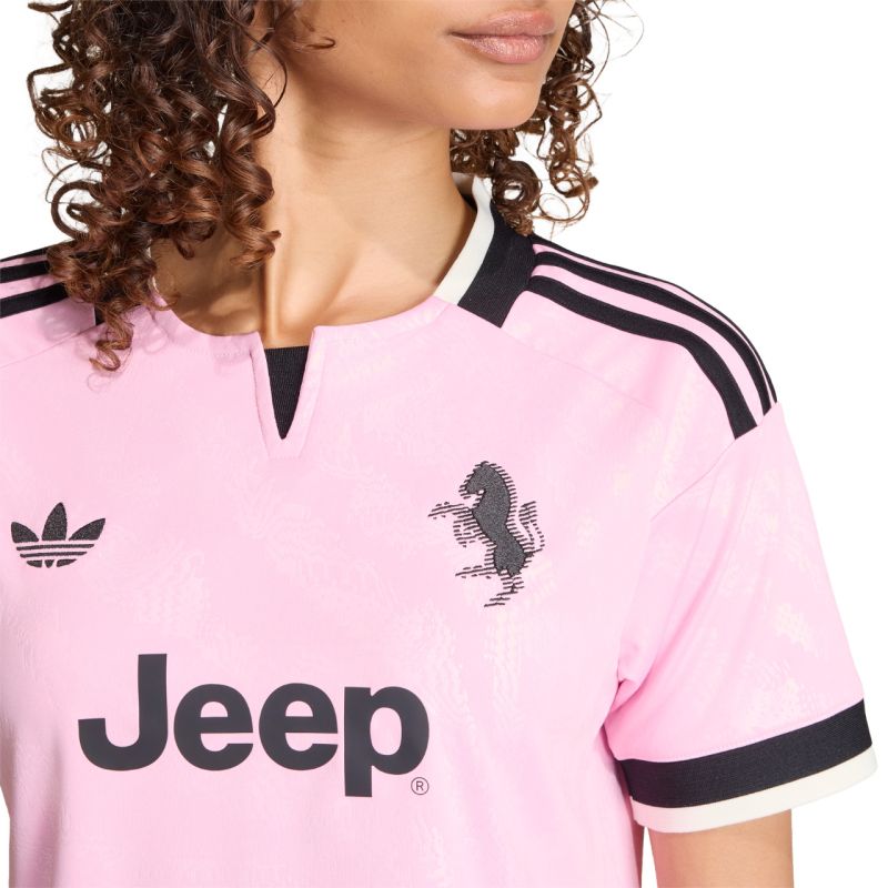 Adidas Juventus 26/27 Away Cropped Jersey Women's Pink/Black 2xs KB8842