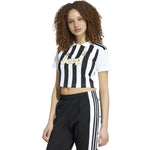 Adidas Juventus 26/27 Home Cropped Jersey White/Black női póló, fekete