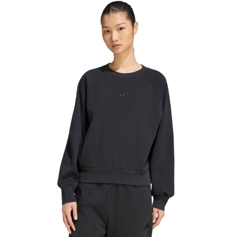 Adidas Kit Small Logo sweatshirt női pulóver, fekete