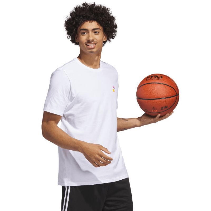 Adidas Lil Stripe Spring Break Graphic Short Sleeve Basketball Tee M IC1868 Póló - Sportmania.hu