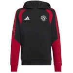 Adidas Manchester United Tiro 26 Junior sweatshirt fekete gyerek kapucnis pulóver KC4923