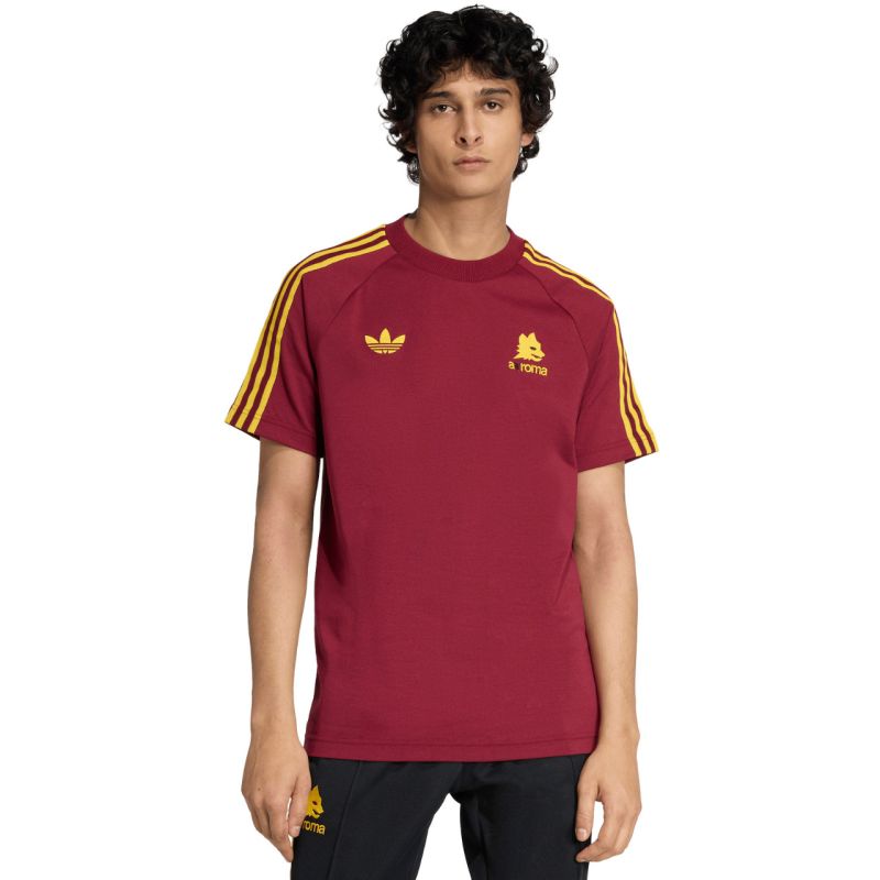 Men's adidas AS Roma Originals Tee burgundy férfi JZ7185