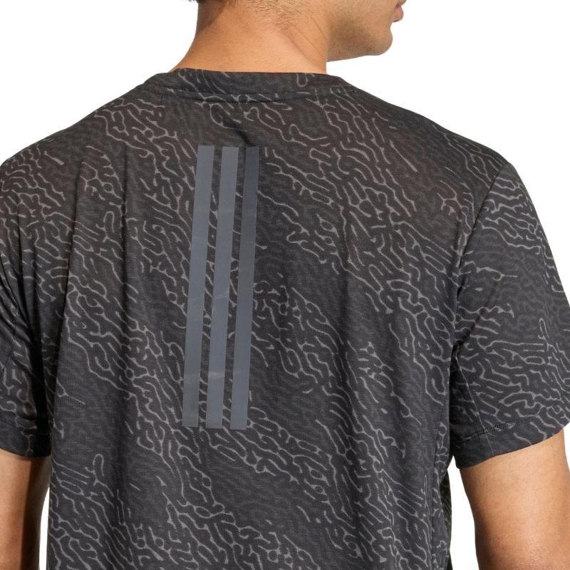 Men's adidas D4T Power Aop Tee KF3097 fekete férfi póló
