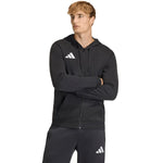 Men's adidas Entrada 26 FZ Hoody Black fekete férfi kapucnis pulóver KF5945