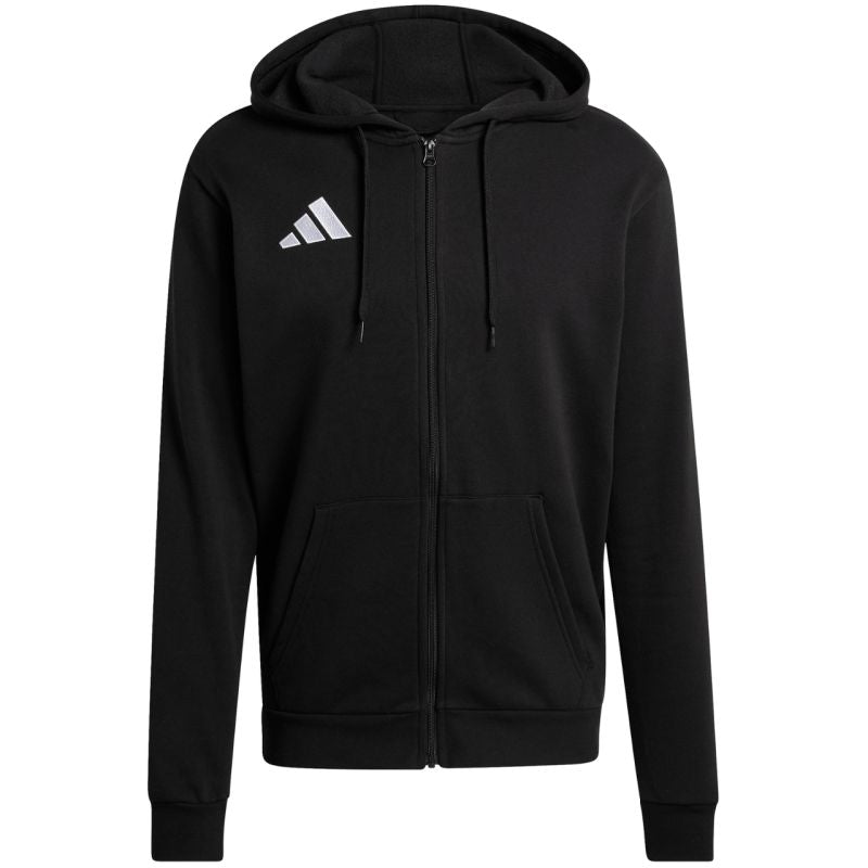 Men's adidas Entrada 26 FZ Hoody Black fekete férfi kapucnis pulóver KF5945
