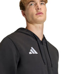 Men's adidas Entrada 26 FZ Hoody Black fekete férfi kapucnis pulóver KF5945