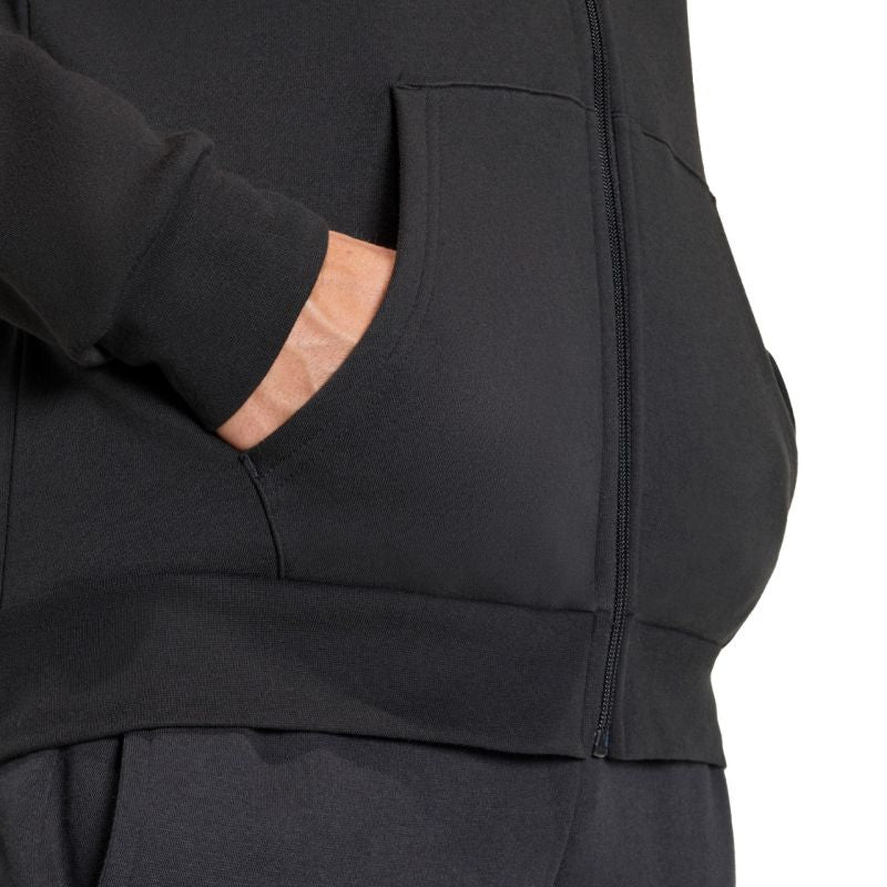 Men's adidas Entrada 26 FZ Hoody Black fekete férfi kapucnis pulóver KF5945
