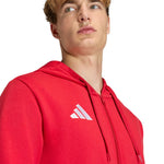 Men's adidas Entrada 26 FZ Hoody red piros férfi kapucnis pulóver KF5944
