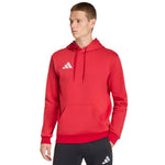 Men's adidas Entrada 26 Hoody red piros férfi kapucnis pulóver JZ6576