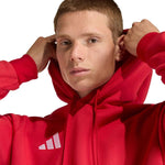 Men's adidas Entrada 26 Hoody red piros férfi kapucnis pulóver JZ6576
