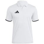 Men's adidas Entrada 26 póló T-shirt fehér férfi galléros póló JZ6661