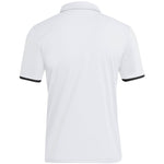 Men's adidas Entrada 26 póló T-shirt fehér férfi galléros póló JZ6661