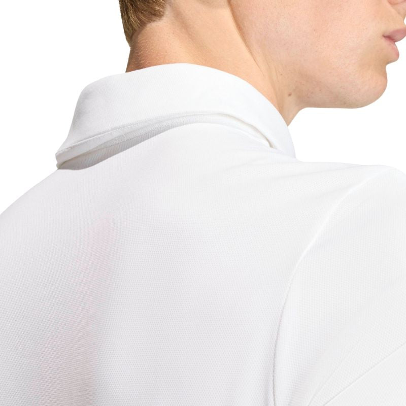 Men's adidas Entrada 26 póló T-shirt fehér férfi galléros póló JZ6661