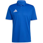 Men's adidas Entrada 26 póló T-shirt kék férfi galléros póló JZ6665