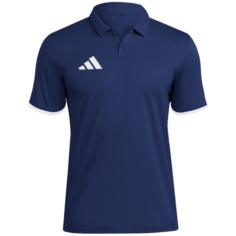 Men's adidas Entrada 26 póló T-shirt navy kék férfi galléros póló JZ6663