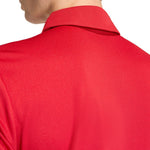 Men's adidas Entrada 26 póló T-shirt piros férfi galléros póló JZ6664