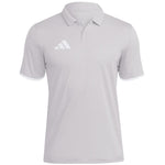 Men's adidas Entrada 26 póló T-shirt szürke férfi galléros póló JZ6662