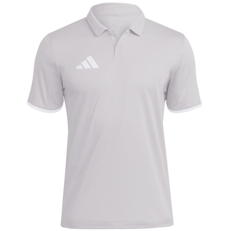 Men's adidas Entrada 26 póló T-shirt szürke férfi galléros póló JZ6662