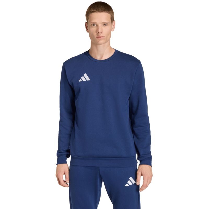 Men's adidas Entrada 26 Sweat Top navy blue sötétkék férfi pulóver JZ6574