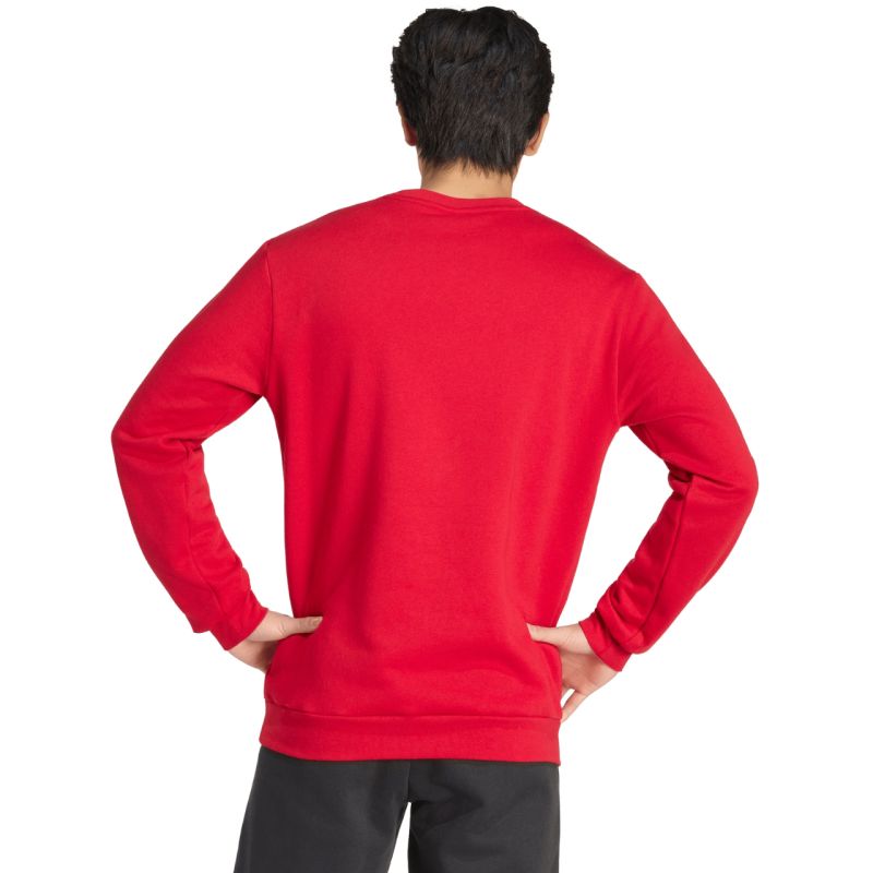 Men's adidas Entrada 26 Sweat Top red piros férfi pulóver JZ6575