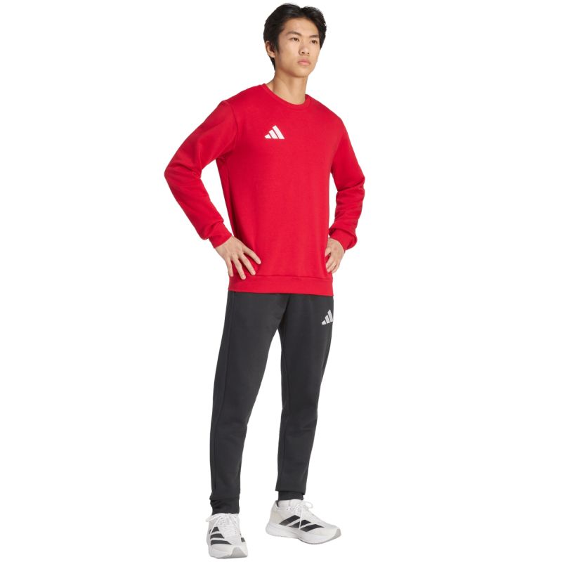 Men's adidas Entrada 26 Sweat Top red piros férfi pulóver JZ6575
