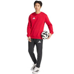 Men's adidas Entrada 26 Sweat Top red piros férfi pulóver JZ6575